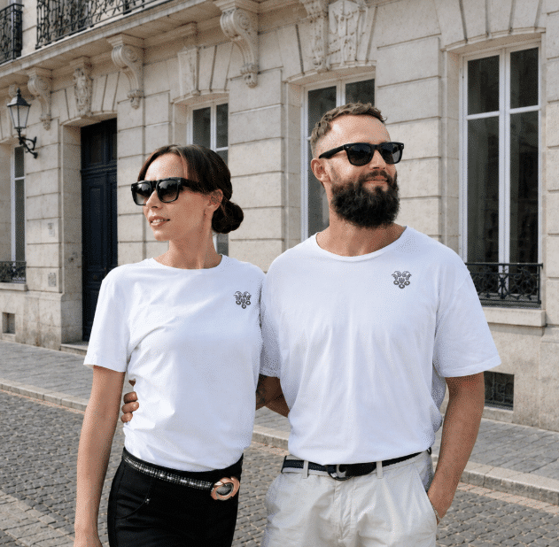 T-shirt made in france en coton bio mokalin